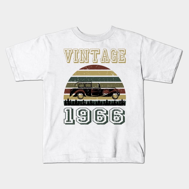 Vintage Since 1966 Kids T-Shirt by Teeartspace